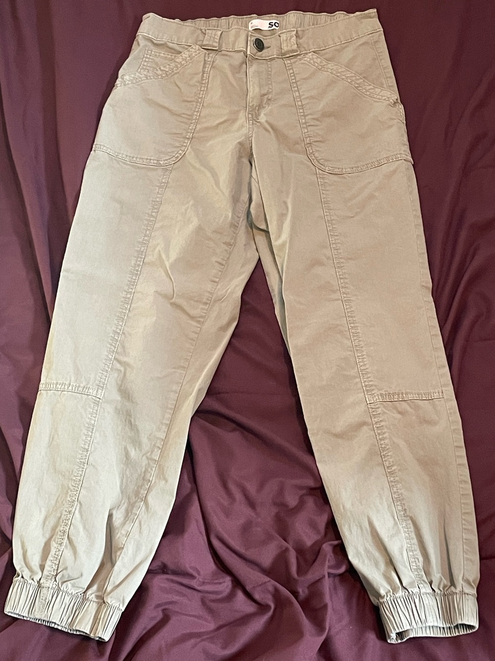 Junior green cargo pants